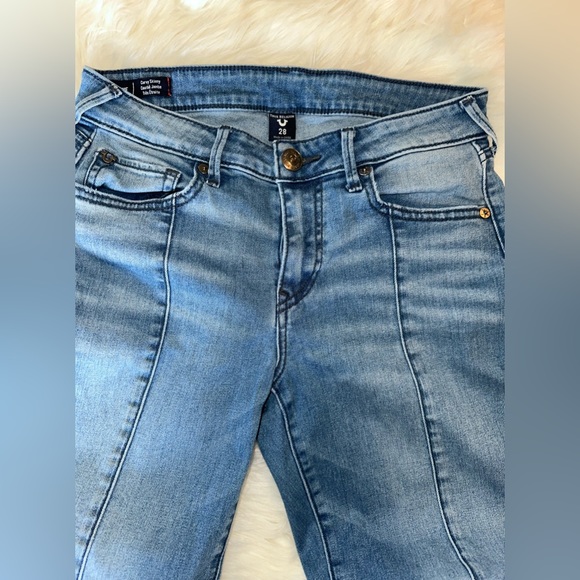 True Religion Jennie Curvy Skinny Pleated Jeans - Picture 4 of 8